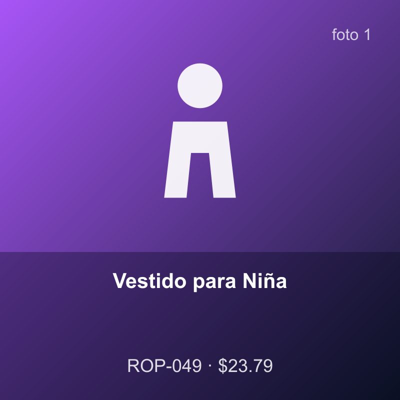 Vestido para Niña