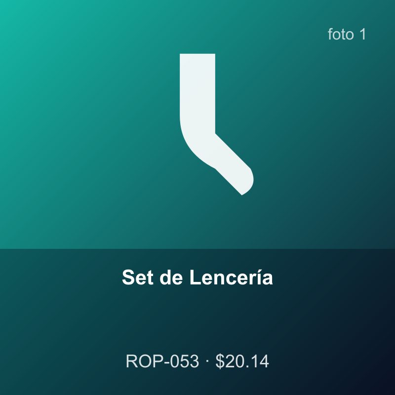 Set de Lencería