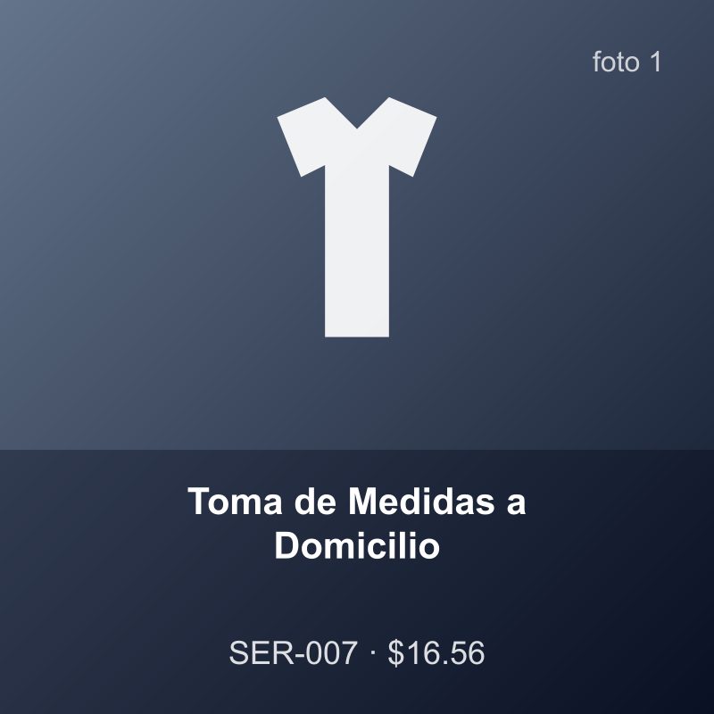 Toma de Medidas a Domicilio